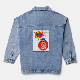verrückter Junge Jeansjacke