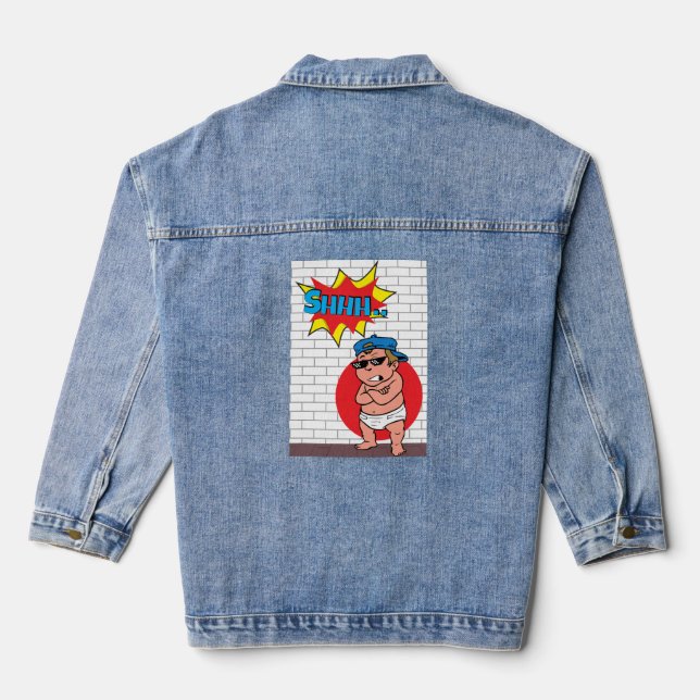 verrückter Junge Jeansjacke (Rückseite)