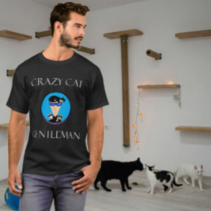 verrückter Katzenherr T-Shirt