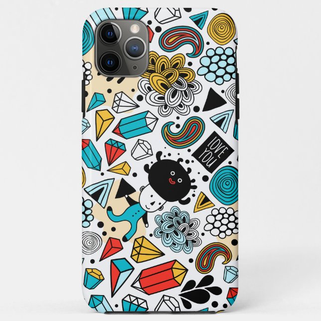verrückter Kopf Case-Mate iPhone Hülle (Rückseite)
