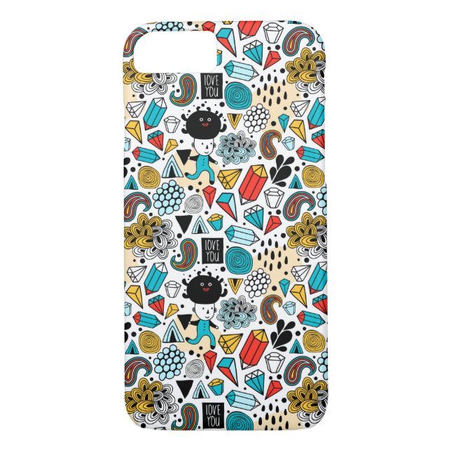 verrückter Kopf Case-Mate iPhone Hülle (Rückseite)