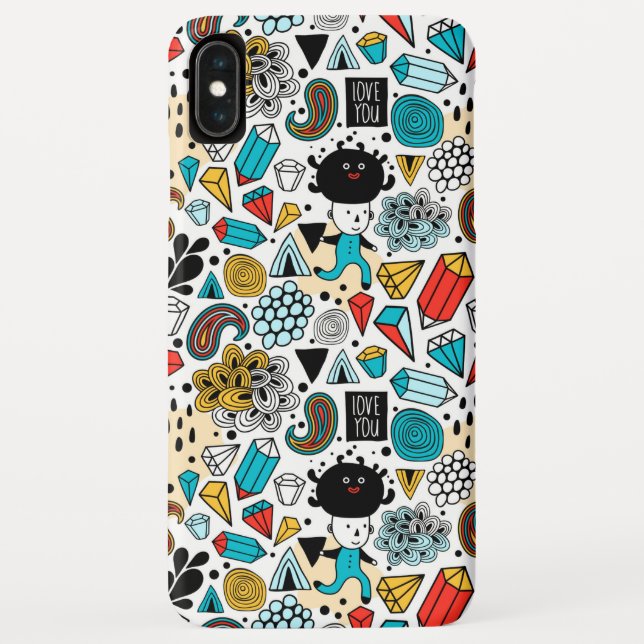 verrückter Kopf Case-Mate iPhone Hülle (Rückseite)