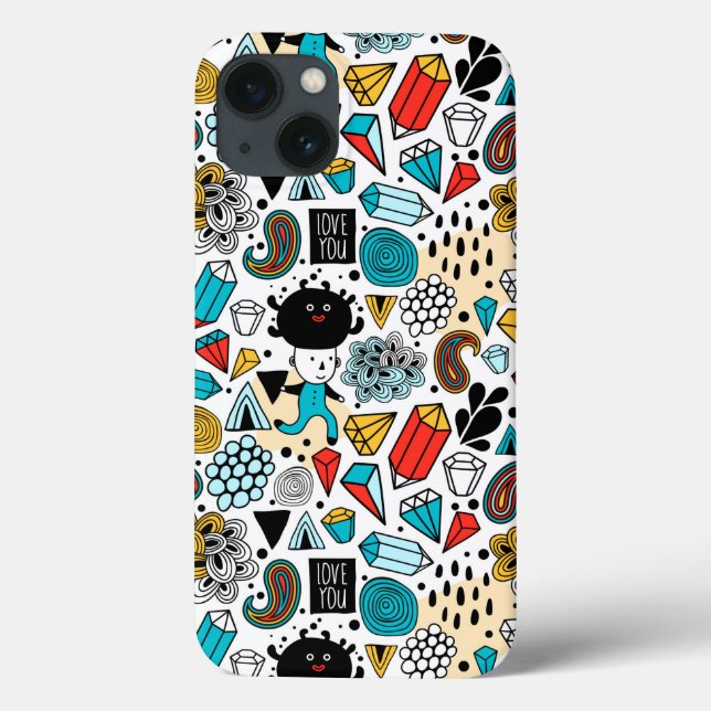 verrückter Kopf Case-Mate iPhone Hülle (Rückseite)