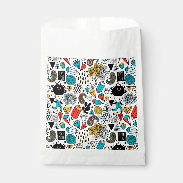 verrückter Kopf Geschenktütchen (Vorderseite)