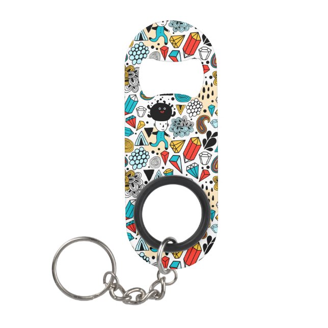 verrückter Kopf Mini Flaschenöffner (Vorderseite)