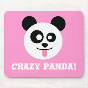 Verrückter Panda Mousepad