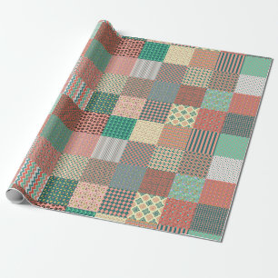 VERRÜCKTER QUILT GESCHENKPAPIER