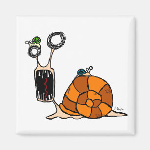Verrückter Schnecke-Magnet Magnet