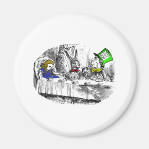Verrückter Teegarten Magnet