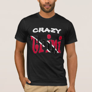 Verrückter Trini Flaggen-T - Shirt