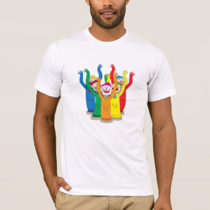 Verrückter wellenartig bewegender aufblasbarer T-Shirt