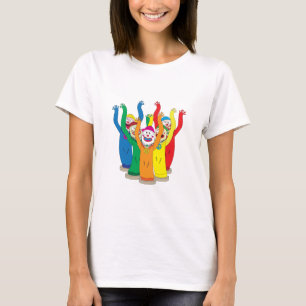 Verrückter wellenartig bewegender aufblasbarer T-Shirt