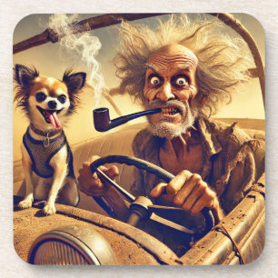 VERRÜCKTER WÜSTENFAHRER. #2 DER SERIE. GETRÄNKEUNTERSETZER