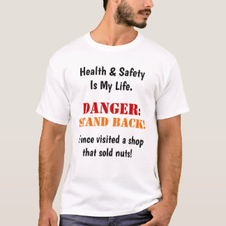 Verrückter wütender lustiger Gesundheits-und T-Shirt