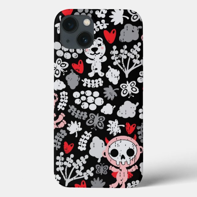 Verrücktes Babymuster Case-Mate iPhone Hülle (Rückseite)