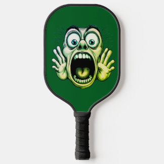 Verrücktes Gesicht Pickleball Schläger