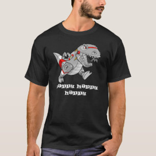 Verrücktes "glückliches" Shirt des