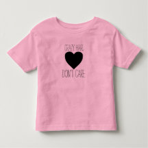 Verrücktes Haar, interessieren sich nicht Shirt