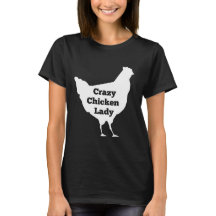 Verrücktes Huhn-Damenweiß