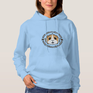 Verrücktes Meerschweinchen-Frauhoodie-Sweatshirt Hoodie