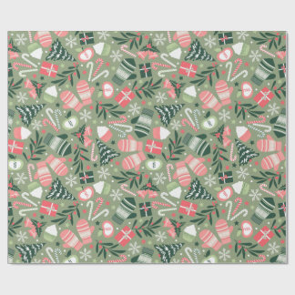 Verrücktes Weihnachten, Sage Geschenkpapier