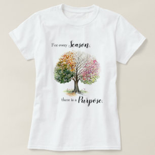 VERS de BIBLE d'AQUARELLE d'ARBRE du T-SHIRT