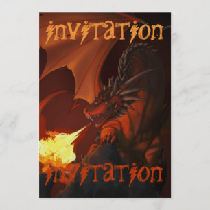 Vers le bas dragon profond - art par invitation de