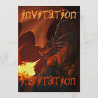 Vers le bas dragon profond - art par invitation de