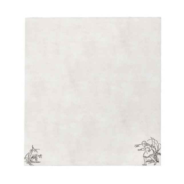 Vers Le Bas Du Bloc-Notes De Trou De Lapin (Devant)