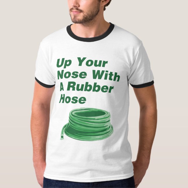 Vers le haut de votre nez avec une chemise en (Devant)