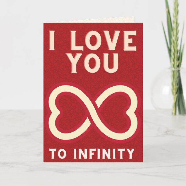 Vers l'infini et au-delà la carte Valentine (Devant)