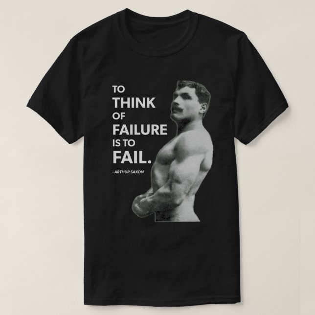 Versag (Arthur Sachsen) - Bodybuilding der Alten S T-Shirt (Design vorne)
