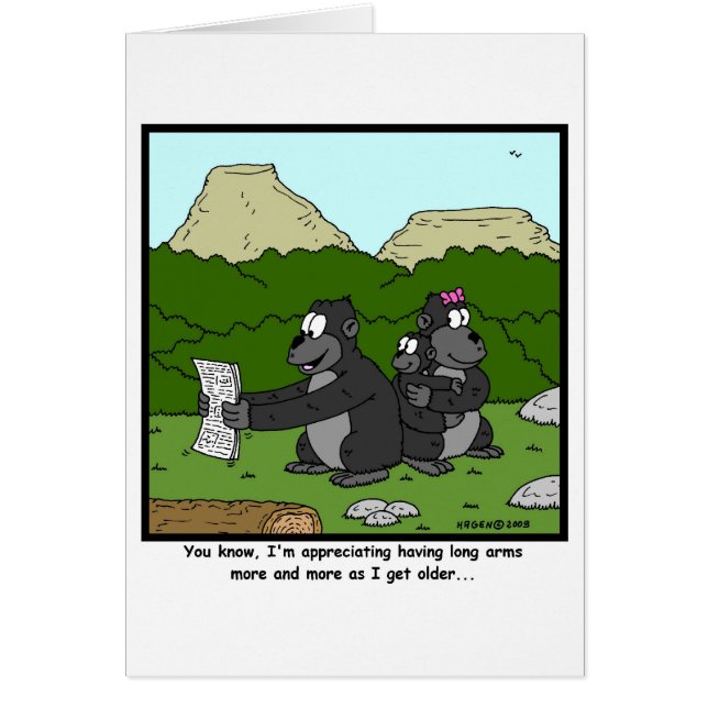 Versagen des Sehvermögens: Gorilla-Cartoon (Vorne)