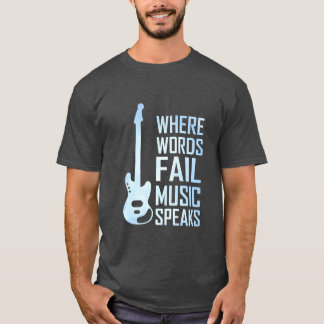 versagend Musik lustig T-Shirt