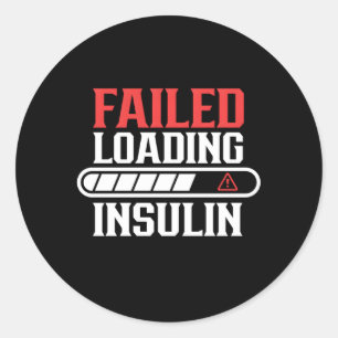 Versagt Insulin Patientendiabetes Diabetiker t Runder Aufkleber