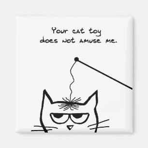 Versagte Katzen-Spielwaren - lustiger Magnet