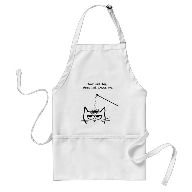 Versagte Katzenspielwaren - lustige Katzen-Schürze Schürze (Vorne)