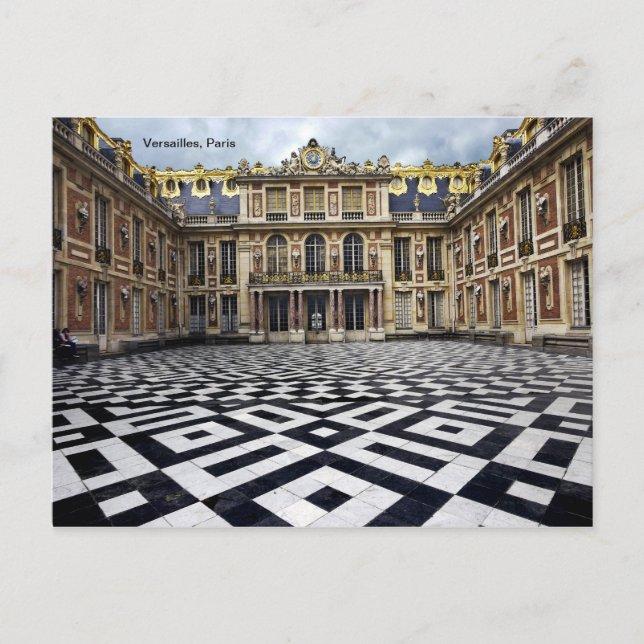 Versaille in Paris Postkarte (Vorderseite)