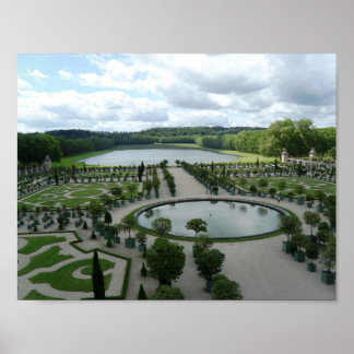 Versailles Garden Orangerie Foto Poster Frankreich