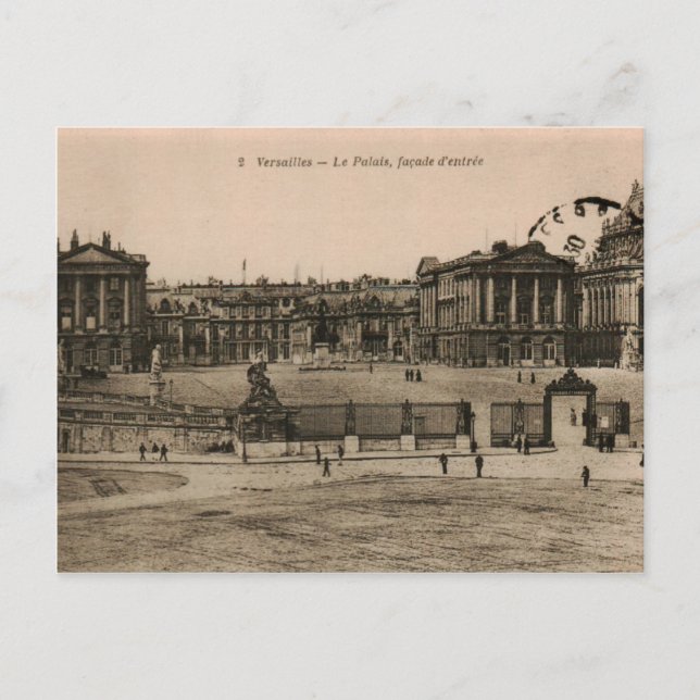 Versailles Palace Grand Trianon Frankreich 1920 Postkarte (Vorderseite)