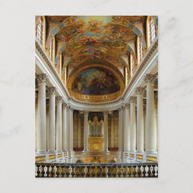 Versailles Palace Postkarte (Vorderseite)