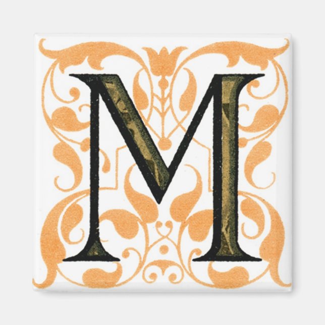 Versalbuchstabe M - Magnet (Vorne)