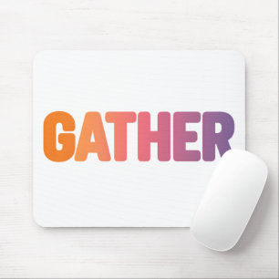 Versammeln in warmen Farben Mousepad