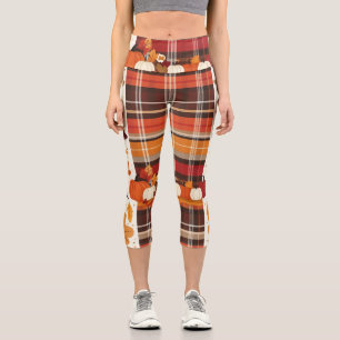 Versammelt euch um den Plaid Capri Leggings