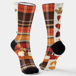 Versammelt euch um den Plaid Socken