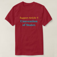 Versammlung von Staaten, T-Shirt des Stützartikels