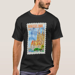 Versand nach Spanien Barcelona Katalonien Spanisch T-Shirt