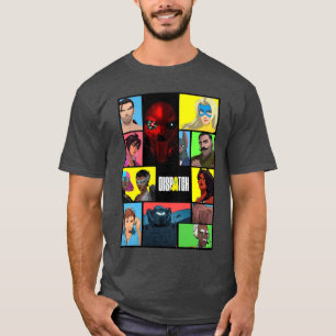 Versand Videospiel Collage Design Familie T-Shirt