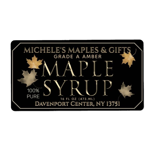 Versand von Metallic-Gold und Black Maple (Vorne)