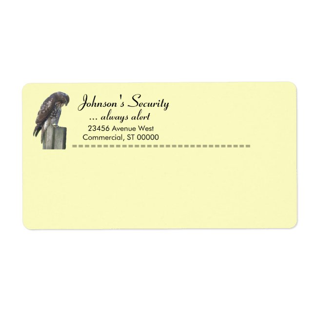 Versandmarke - Falcon (Vorne)